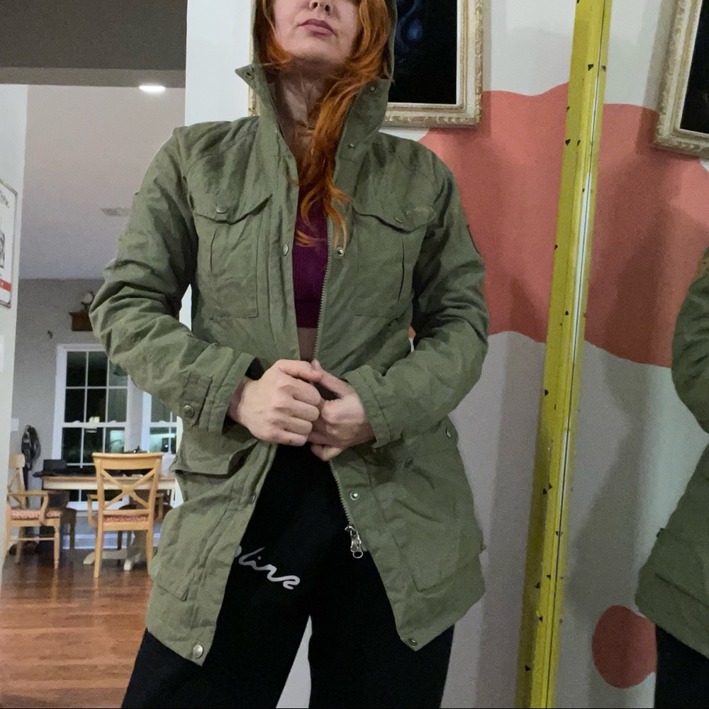 Fjallraven Greenland Parka womens size xs military green - Picture 8 of 8